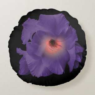 Almohada redonda Lily Indigo Rosa