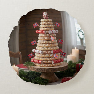 Almohada redonda Norwegian Kransekake