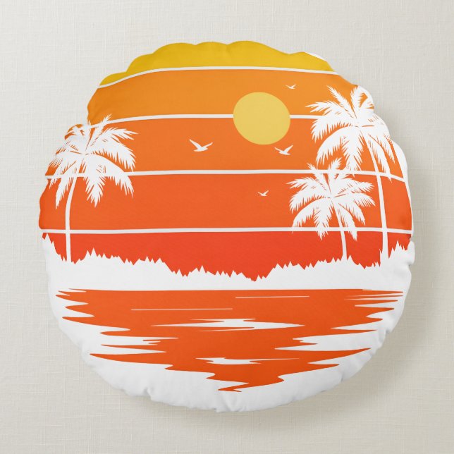 Almohada Redonda para Arrojar (40 cm) (Anverso)