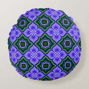 Almohada Redonda para Juego de Salón Colorido Dise