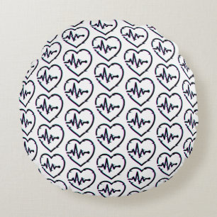 Almohada redonda para la comprobación del corazón