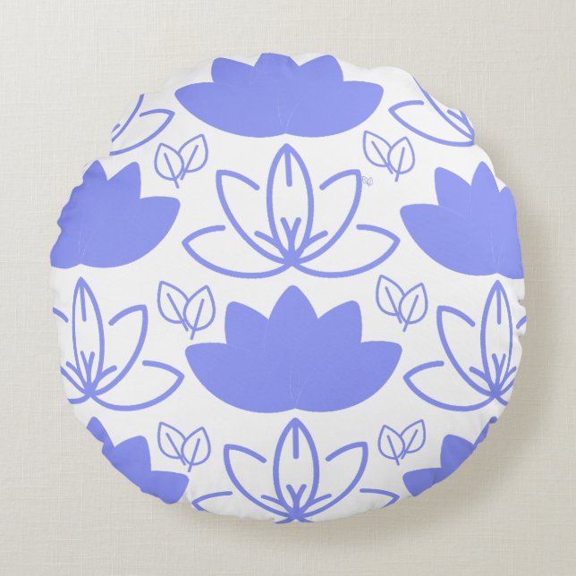 Almohada Redonda para Lanzar (Anverso)