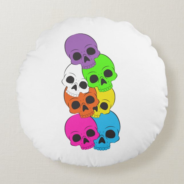 Almohada Redonda para Lanzar (Anverso)