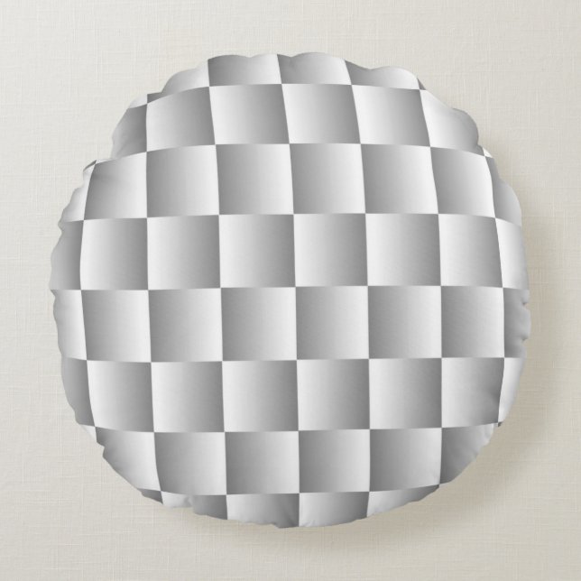Almohada Redonda para Lanzar Diseño Digital 3D Col (Anverso)