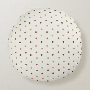Almohada redonda para nursery de bebé con punto ma