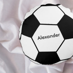 Almohada Redonda Personalizada de Fútbol