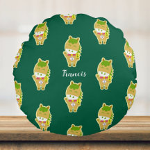 Almohada Redonda Personalizada del Año del Caballo