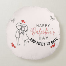 Almohada redonda personalizada MoonRest para el Dí