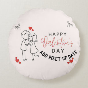 Almohada redonda personalizada MoonRest para el Dí
