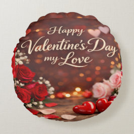 Almohada Redonda 'Por Siempre Tu San Valentín'