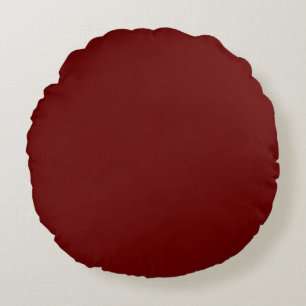 Almohada Redonda Rojo Sangre