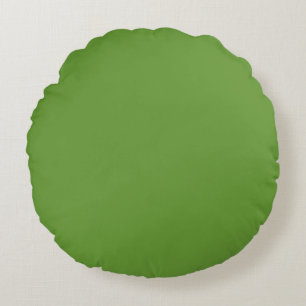 Almohada redonda verde aguacate