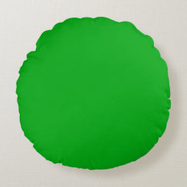 Almohada Redonda Verde para Lanzar (16")