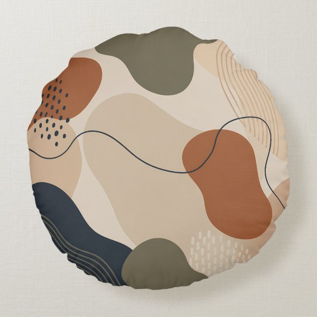 Almohada Regalo Decoración Formas Orgánicas Modern (Reverso)