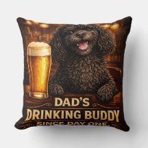 Almohada regalo para papá de Cockapoo | Regalo de