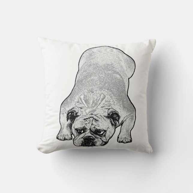 Almohada Relajante Bulldog Dormilón (Anverso)