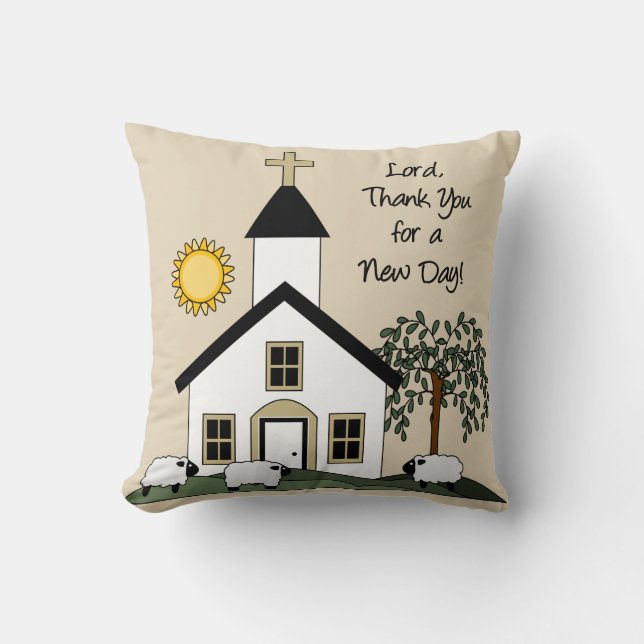 Almohada Religiosa Adorable (Anverso)