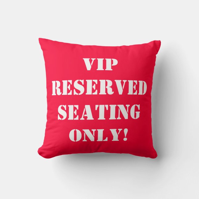 Almohada reservada del asiento del VIP (Anverso)