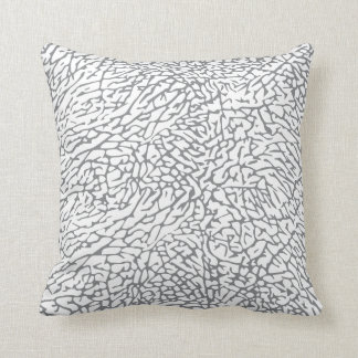 Almohada retra de la impresión del elefante de