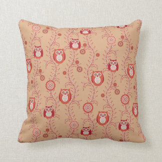 Almohada retra de los búhos