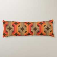 almohada retra del cuerpo del modelo 70s