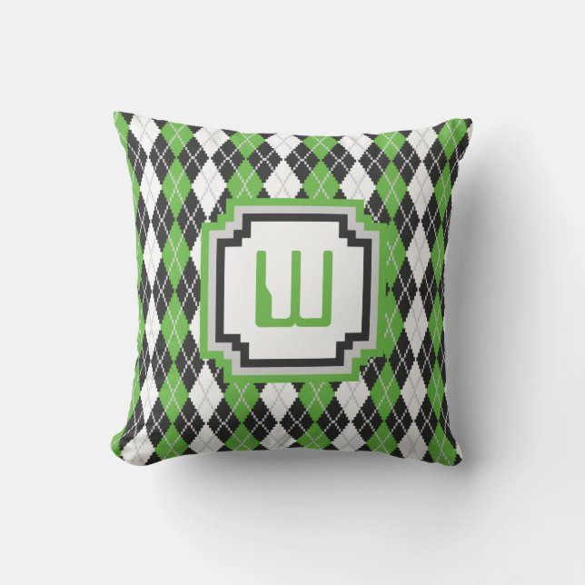 Almohada Retro Argyle (Anverso)