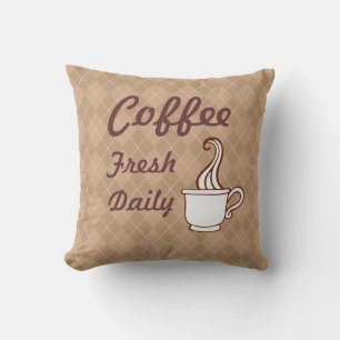 Almohada Retro de Café