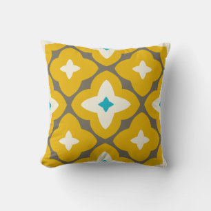 almohada retro decorativa estilo años 70 y 60