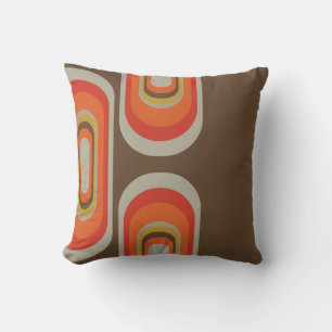almohada retro decorativa estilo años 70 y 60