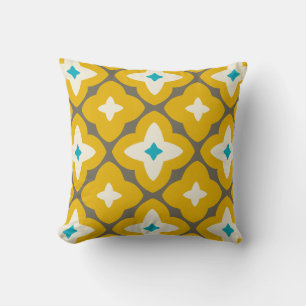 almohada retro decorativa estilo años 70 y 60