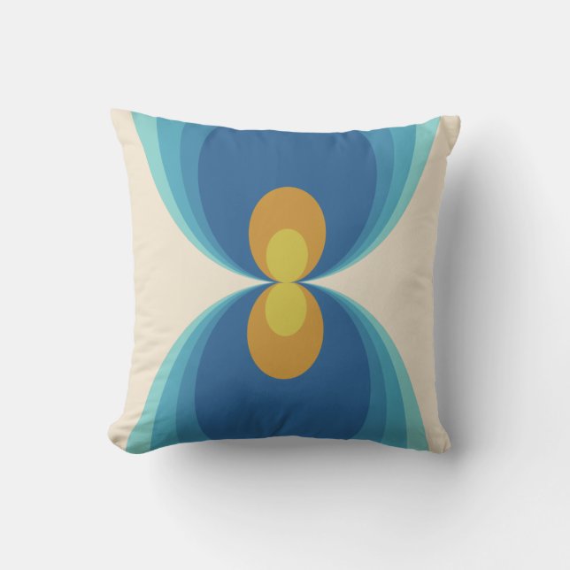 almohada retro estilo años 60 (Anverso)