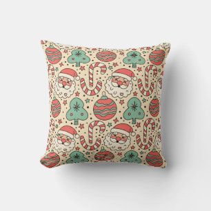 Almohada Retro Merry & Groovy Navidad