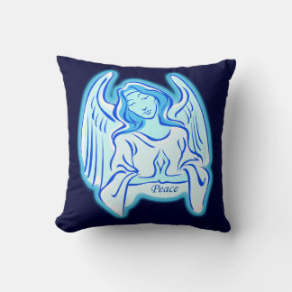 Almohada reverente del Ángel de la Paz Azul