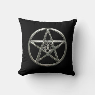 Almohada Reversible Árbol de la Vida Pentáculo