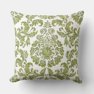 Almohada Reversible Brillo Destello de Oliva