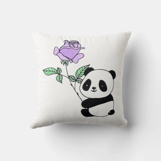 Almohada reversible | Corazón rojo con nombre pers (Reverso)