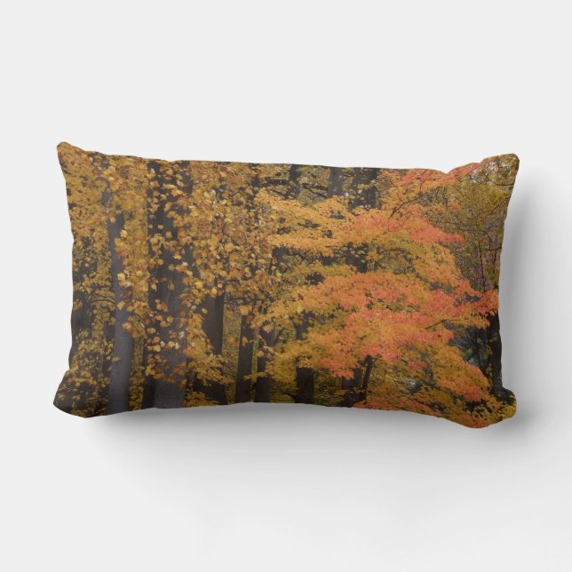 Almohada Reversible de Acción de Gracias Pavo Hoja (Reverso )