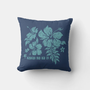 Almohada reversible de flores de Hibisco Pareau ha