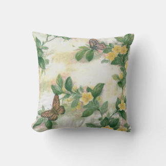 Almohada Reversible de Flores y Mariposas