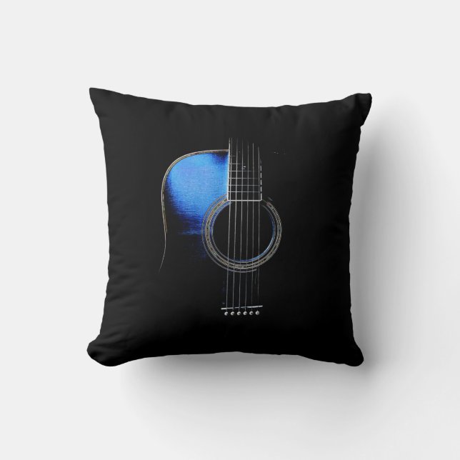 Almohada reversible de guitarra acústica (Anverso)