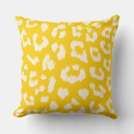 Almohada reversible de impresión de leopardo amari