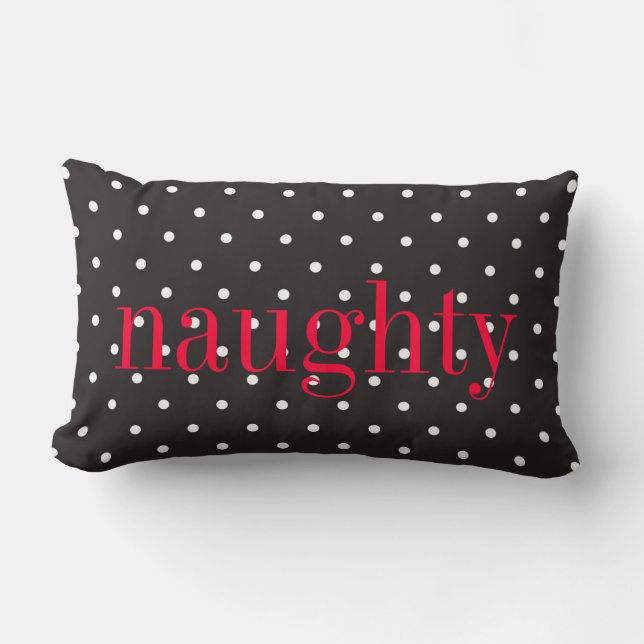 Almohada reversible de la emoción del lunar negro (Anverso)