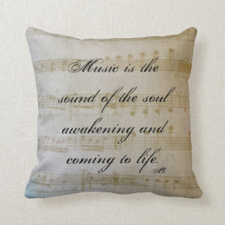 Almohada reversible de la música