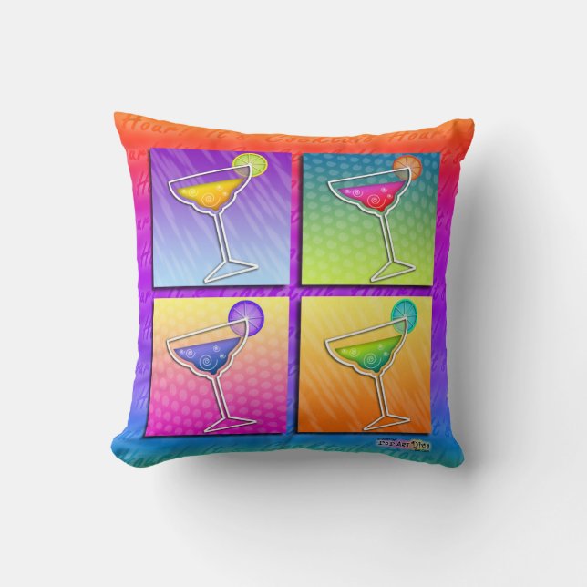 Almohada REVERSIBLE de MoJo del americano de los (Anverso)