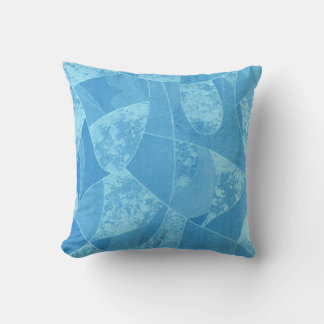 Almohada reversible de vidrio azul