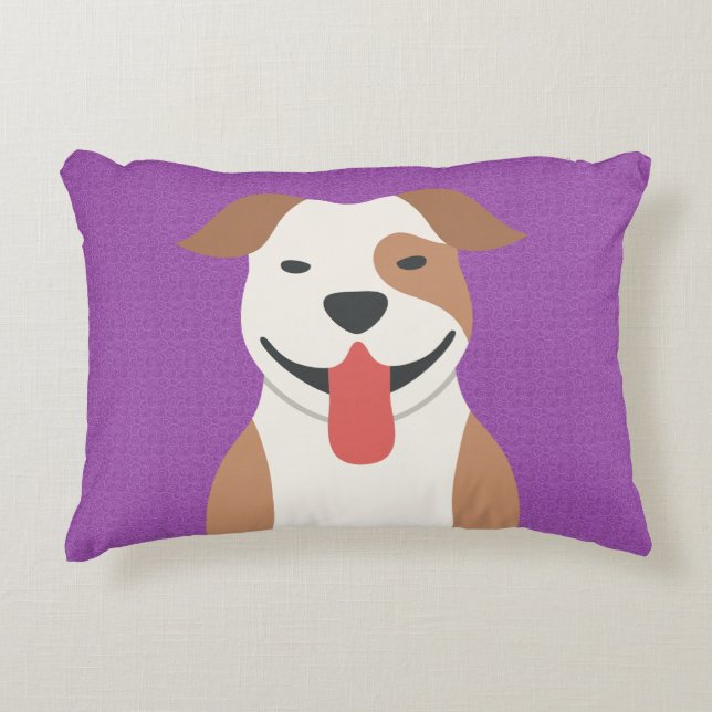 Almohada reversible del acento de Terrier de (Anverso)