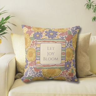 Almohada reversible Let Joy Bloom