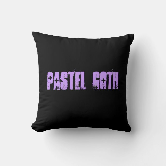 Almohada reversible pastel goth (Anverso)