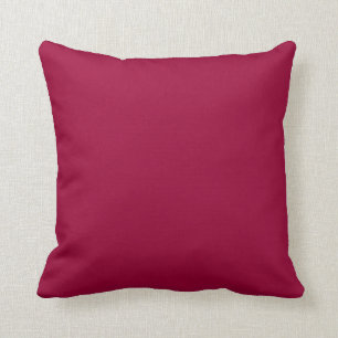 almohada roja burdeos