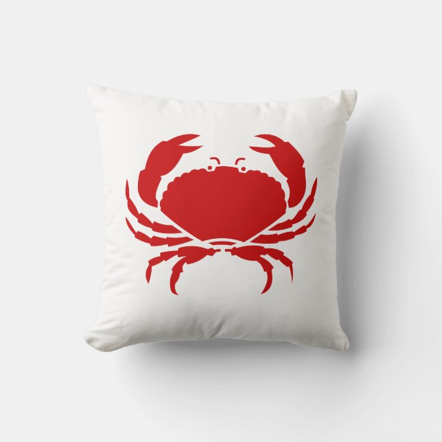 almohada roja de CRAB (Anverso)